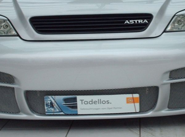 Grila fara semn RDX, negru  [din PU-ABS] Opel Astra G (toate modelele, de asemnea si Coupe und Cabrio)
